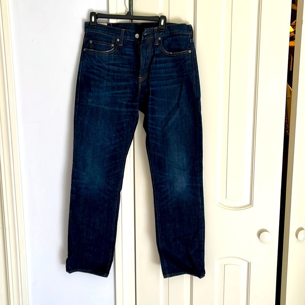 JCREW 1040 Dark Wash Jeans 32/32 Kahiara Denim